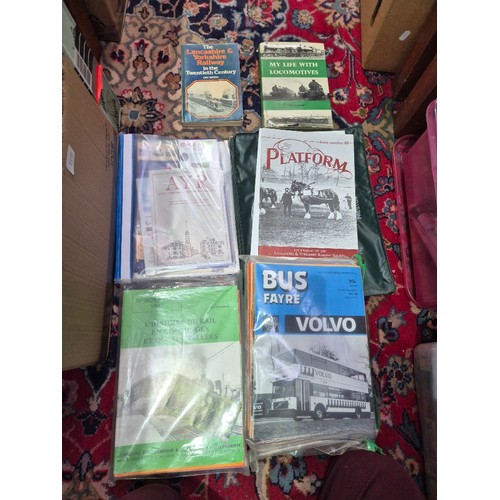 119 - A collection of mainly public transport and tourism related books and ephemera, mainly late 20th/ear... 