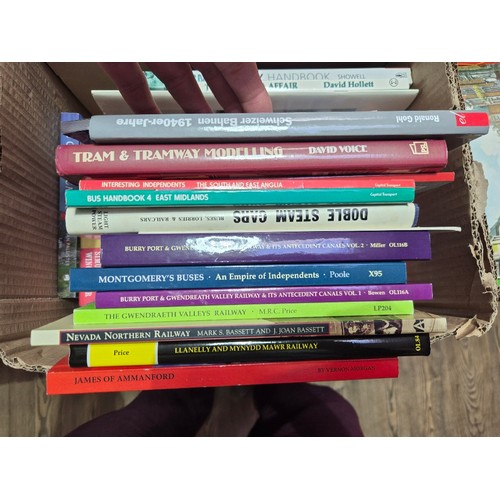 120 - A collection of mainly public transport and tourism related books and ephemera, mainly late 20th/ear... 