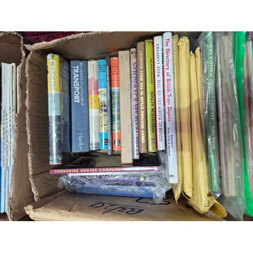 120 - A collection of mainly public transport and tourism related books and ephemera, mainly late 20th/ear... 