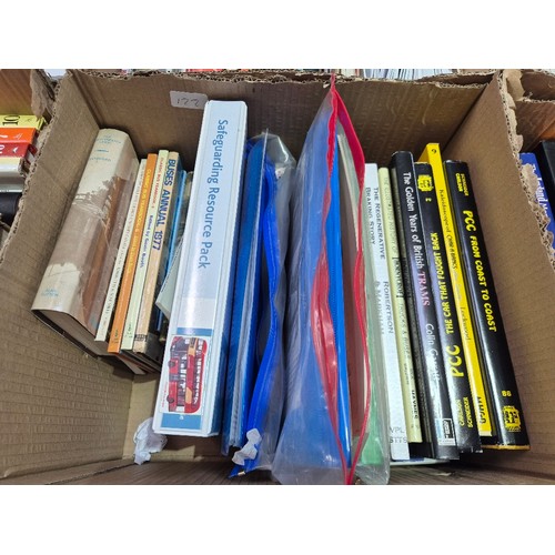 122 - A collection of mainly public transport and tourism related books and ephemera, mainly late 20th/ear... 