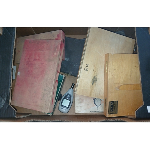 265 - A box of boxed tap and die sets