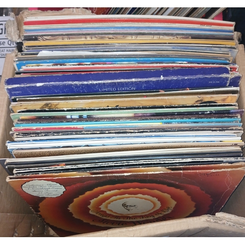 272 - A box of LPs and 12