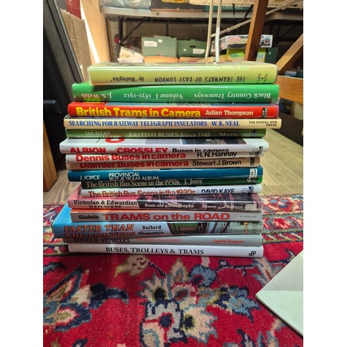 285 - A collection of mainly public transport and tourism related books and ephemera, mainly late 20th/ear... 