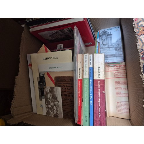 285 - A collection of mainly public transport and tourism related books and ephemera, mainly late 20th/ear... 