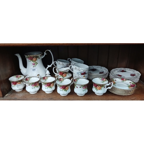 364 - Royal Albert Old Country Roses & other china items.