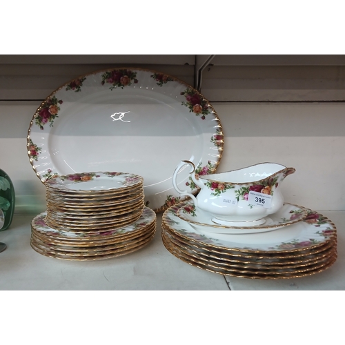 395 - Royal Albert Old Country Roses, appx 26 pieces