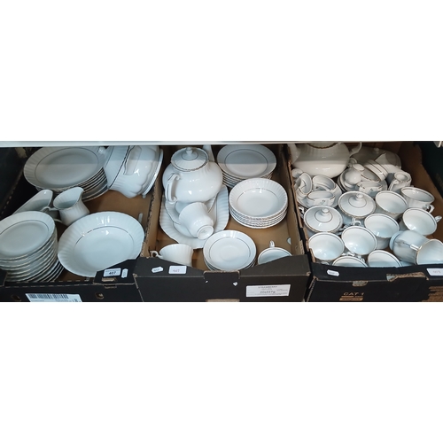 407 - 3 boxes of Polish dinnerwares by Chodziez