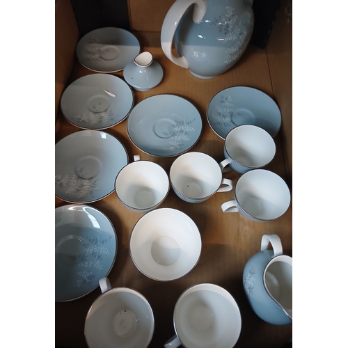 411 - A Royal Doulton Forest Glade tea set.