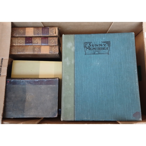 279 - A box of books to include modern architecture and design, Oliver Goldsmith, a History of Earth and A... 