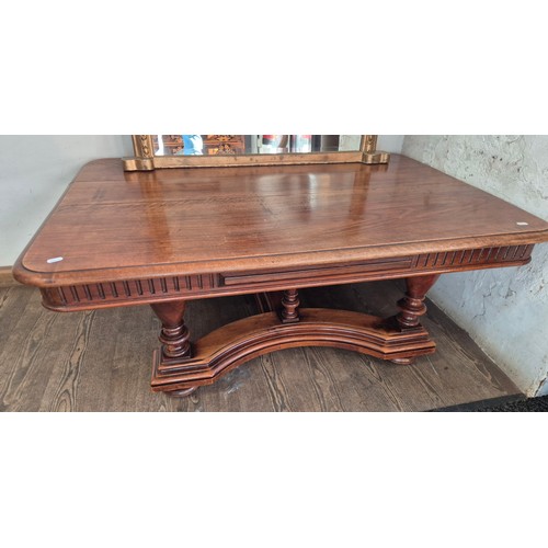709 - A cherry wood coffee table.