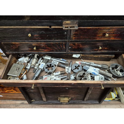 13 - An engineers toolbox complete with taps and dies