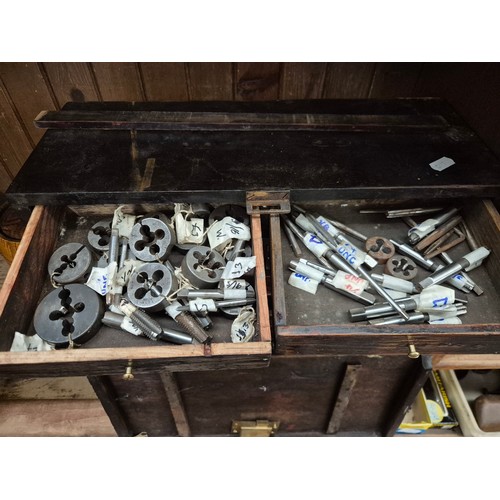 13 - An engineers toolbox complete with taps and dies