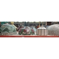 4 Tiffany style light shades - 2 large circular, 1 hexagonal and 1 ...