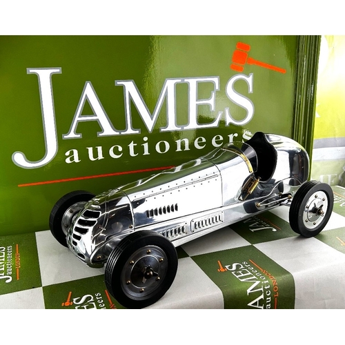 B.B. Korn 1:8 Scale Indianapolis 1930s Polished Aluminium, Hand Made ...