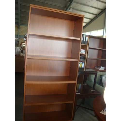 59 - Two Piece Wooden Bookcase-Code N/A