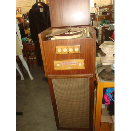 131 - Vintage 'Stentorian' Radio/Gramophone (a/f-Radio Working)