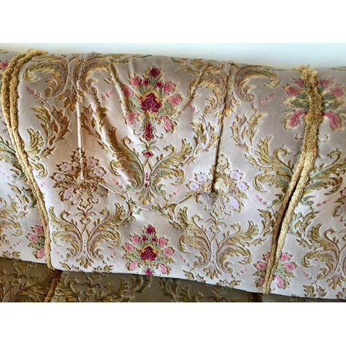 121 - Vintage 3-Seater Sofa with 3 Armchairs