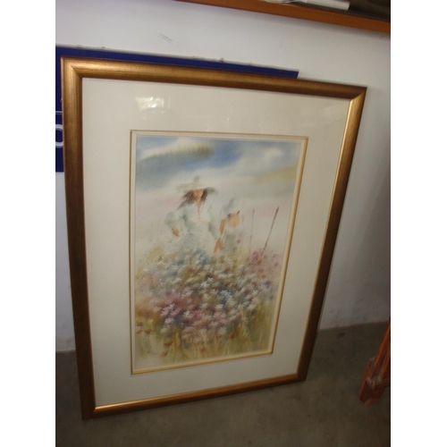 156 - Watercolour Painting Signed 'Wallace Hulley'