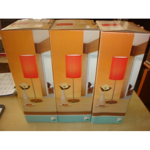 69 - x3 Rondo Uni Table Lamps (New,Boxed) - 'NO RESERVE'