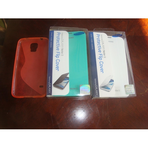 109 - x3 Samsung Galaxy II Protective Flip Cover and Other