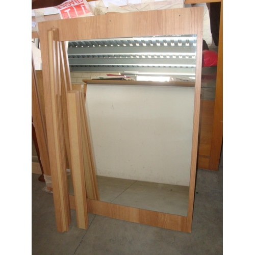 258 - Large Mirror (91 x 74cm)