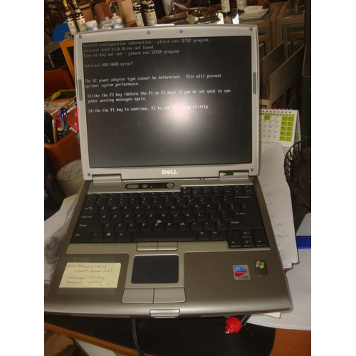 261 - Dell Latitude D610 Laptop (a/f-No Hard Disc,No Power Supply)
