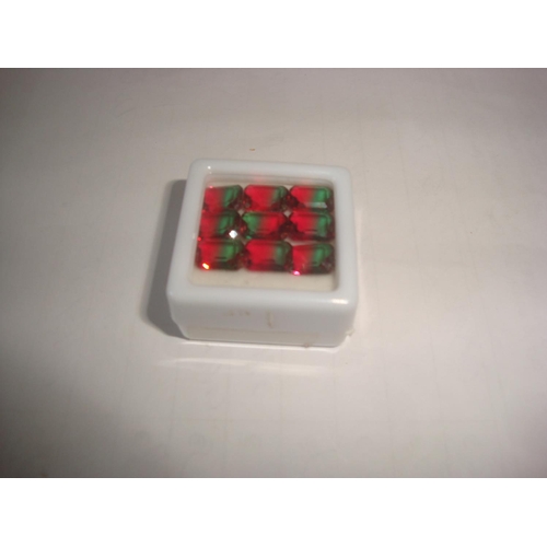 275 - x9pcs Watermelon Turmaline Stones - Taken Back on 6/8/2020