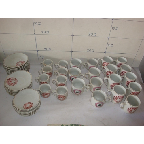 72 - Cyprus Coffee Cups & Saucers (Appr.50pcs) - 'NO RESERVE'