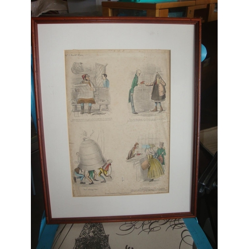 73 - Framed English Comic Print