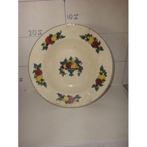 98 - Vintage Old Ivory Decorative Hanging Plate