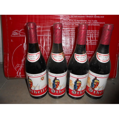 284 - x4 Vintage 1979 Othellos Red Wine