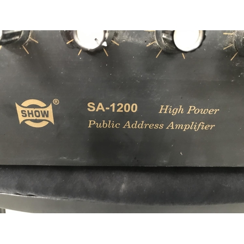 72 - Show SA-1200 High Power Public Address Amplifier