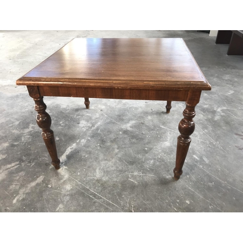 91 - Vintage Square Walnut Side Table