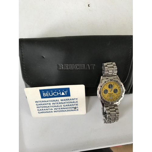 62 - Beuchot Chronograph with Original Case (a/f)