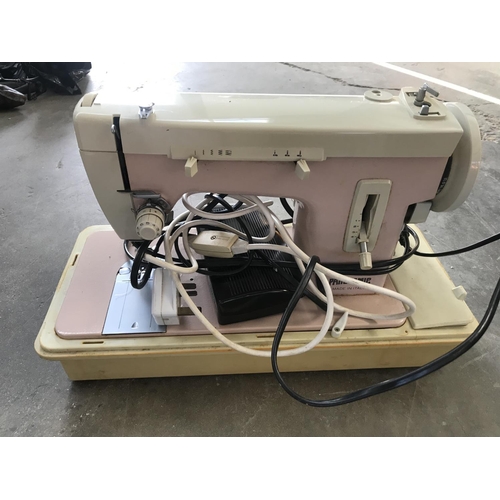 504 - Panoramic Electric Sewing Machine in Case