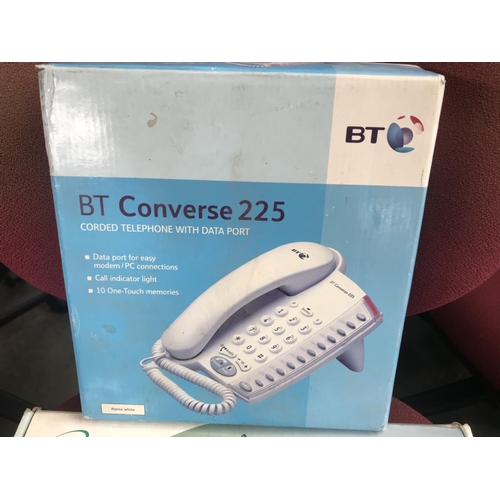 506 - Binatone Pegasys 400 Twin Cordless Telephone and BT Converse 225 Corded Telephone with Data Port (Un... 