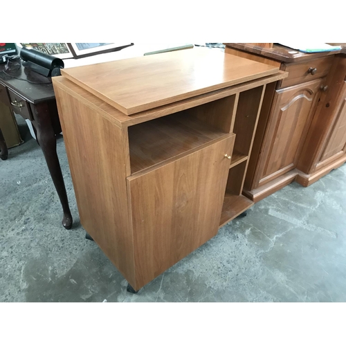 107A - Wooden TV Cabinet with Revolving Top