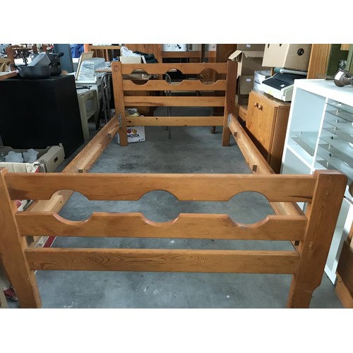 104A - Wooden Single Bed Frame (No Base, No Mattress)