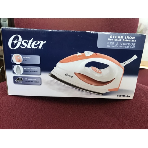 513 - Oster Non-Stick Steam Iron Auto Shut-Off (New) - Code 'Welcome Kit'