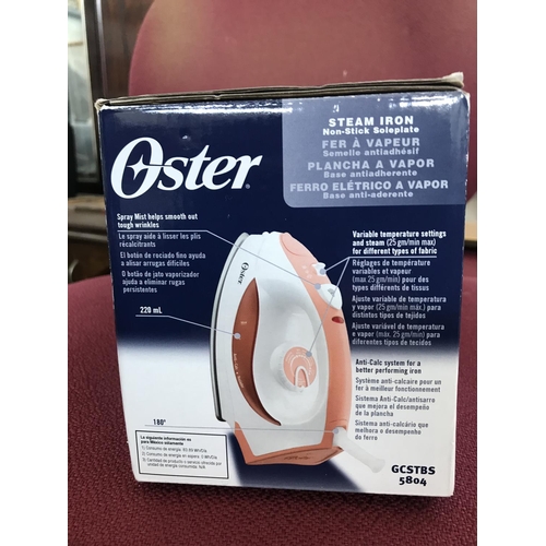 513 - Oster Non-Stick Steam Iron Auto Shut-Off (New) - Code 'Welcome Kit'