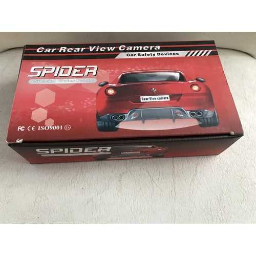 163 - Spider Car Rear View Camera (New, Boxed)