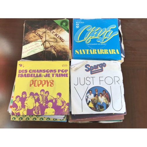 166 - Vinyl Records 45RPM (Appr.50pcs) - Taken Back on 13/4/2021