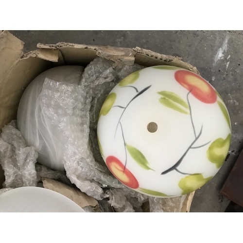 172 - Large Qty of Assorted Glass Lampshades (New) - Taken Back on 13/4/2021
