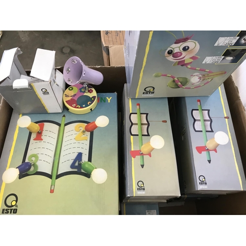 173 - Qty of Esto Children Lights of Various Colours (New, Boxed) - Taken Back on 13/4/2021