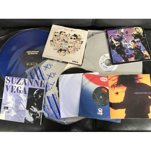 203 - x2 Laser Records & 12x Vinyl Records