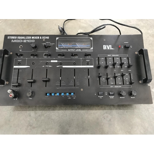 179 - B.V.L. Stereo Equalizer Mixer & Echo MQC-2100