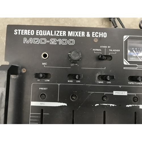 179 - B.V.L. Stereo Equalizer Mixer & Echo MQC-2100