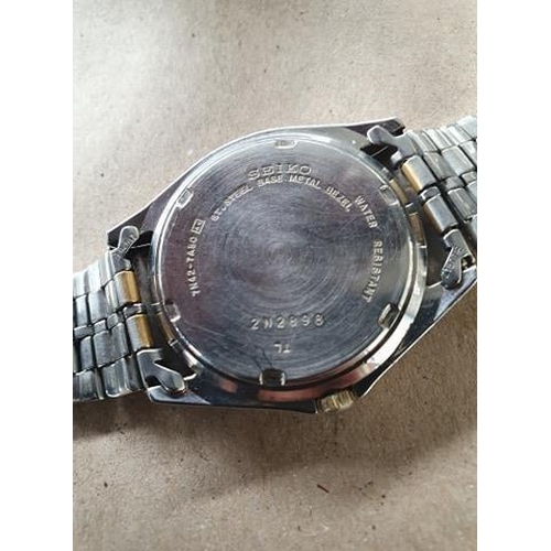 49 - Vintage 'Seiko Two Tone' Wristwatch (Needs Battery)