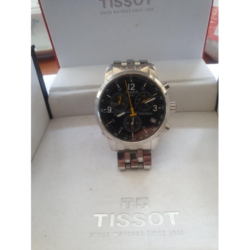14 - Authentic 'Tissot PRC200' Chronograph 200m Water-Resistant Wristwatch in Original Box (Needs Battery... 