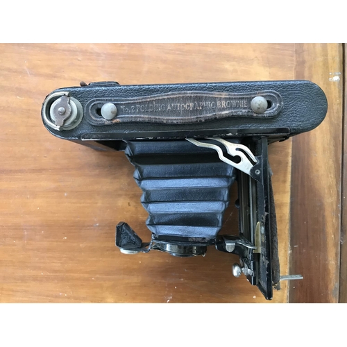 3 - Antique 'Kodak Folding Autographic Brownie' Camera (Jan 18-1910)